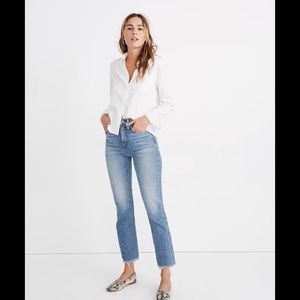 Madewell The Perfect Vintage Crop Jeans in Ainsworth Wash